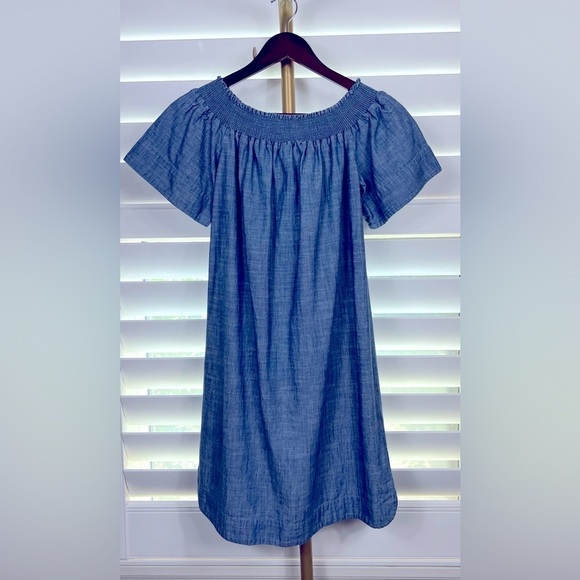 J.Crew Chambray Dress Sz 00 - Picture 3 of 5